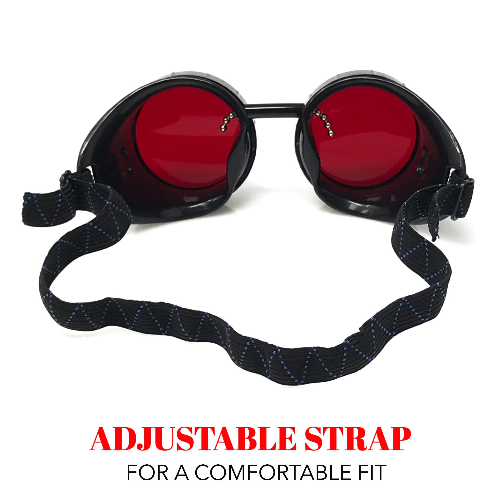 Steampunk Victorian Goggles Rave Glasses, Sleek and Stylish Industrial
