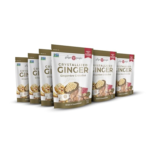 GIN GINS CRYSTALIZED GINGER – NATURAL GINGER CANDY...