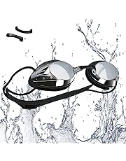 Occhialini da Nuoto, Anti-Appannamento Occhiali da Nuoto Agonistico Protezione UV Impermeabile per Adulti, Bambini +10 Anni, di VETOKR