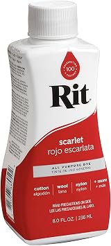 Rit Nakoma Rit Liquid Dye Scarlet 8 oz Fabric Dye view 2