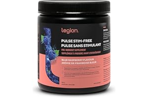 LEGION Pulse Pre Workout Supplement - All Natural Nitric Oxide Preworkout Drink to Boost Energy, Creatine Free, Naturally Swe
