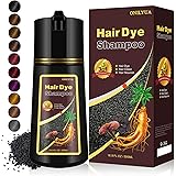 Chestnut Brown Hair Dye Shampoo 3 in 1, Hair Color Shampoo Brown for Men & Women Hair Colors in Minutes, Long-Lasting Hair Dy