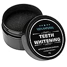 Iwotou Teeth Whitening Charcoal Powder Natural Activated Charcoal Powder Teeth Whitener of Organic Coconut Shells for Healthy Cleaner Whiter Teeth