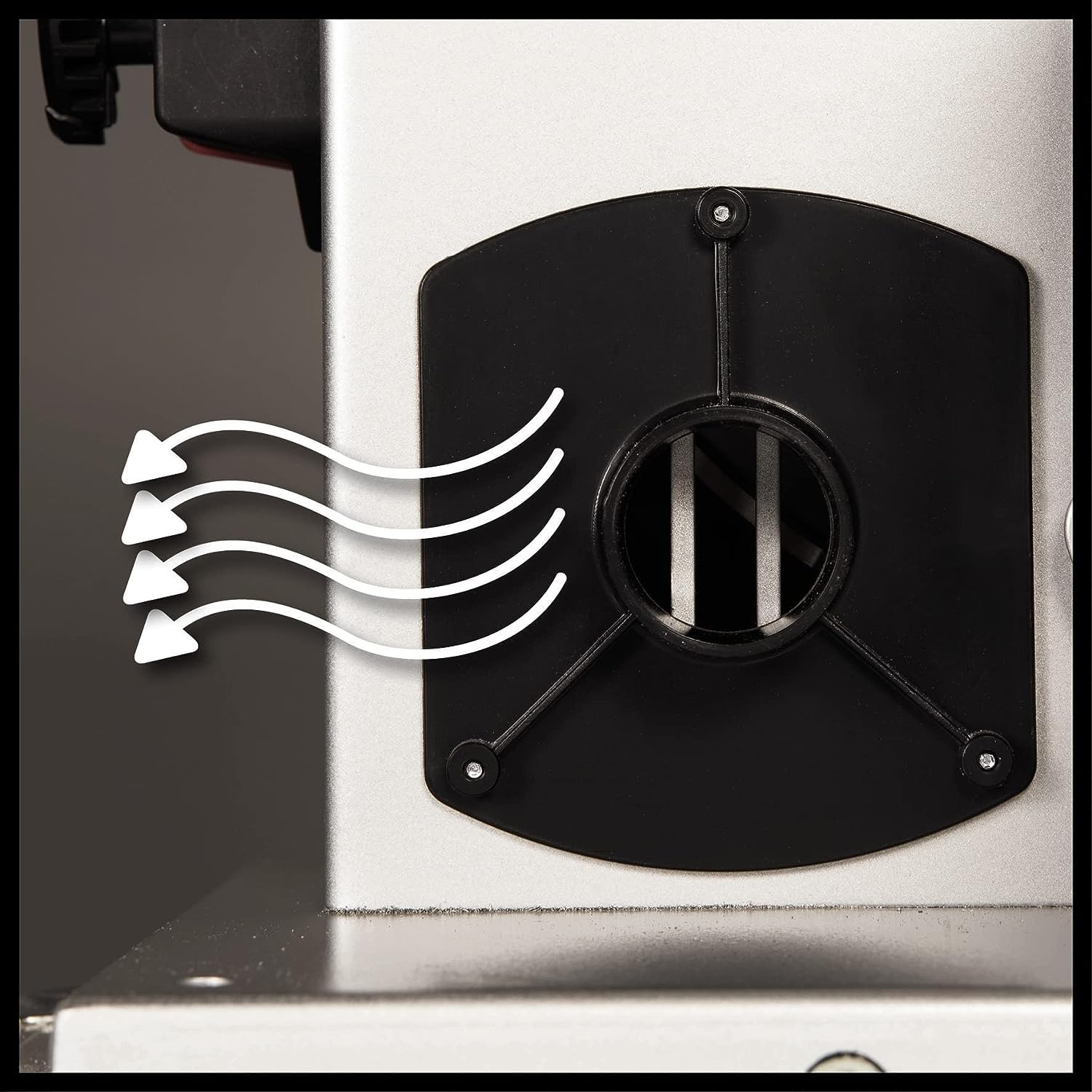 Einhell Bandsäge TC-SB 245 L (400W, max. Sägebandgeschwindigkeit 726m/min, 245 mm Durchlassbreite, max. Schnitthöhe 101 mm, neigbarer Sägetisch, Parallel- und Winkelanschlag, Absauganschluss) 8