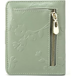 Small RFID Womens Wallet Travel Bifold Compact Slim thin Credit Card Holder