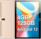 Padgene 10.1" Android 12 Tablet 4GB RAM 128GB ROM Octa-core 2.0GHz FHD WiFi GPS