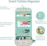 FINPAC Portable Toiletry Travel Wash Bag Large Water Resistant Hanging view 2
