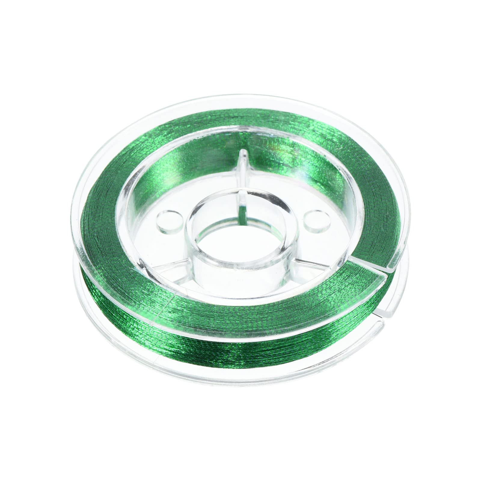 PATIKIL 70M/77 Yards Rod Guide Wrapping Thread, 200D Metallic DIY Fishing Rod Guides Fixing Line, Green