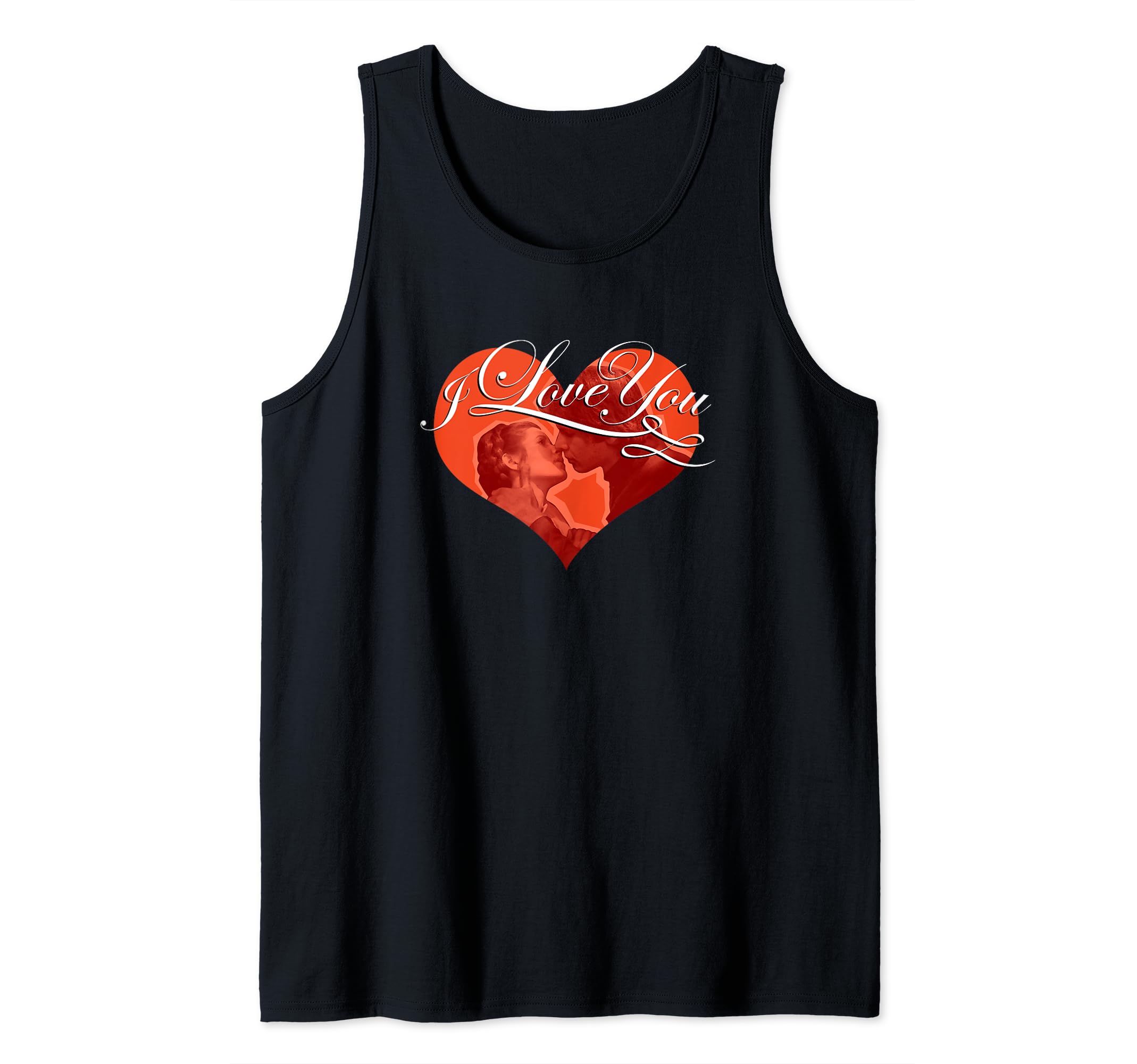 Star Wars Han & Leia I Love You Red Heart Kiss Tank Top