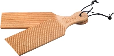 Kilner Butter Paddles Set of 2 Natural Beech Wood Paddles 23 cm