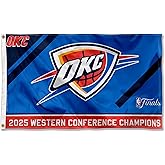 WinCraft Oklahoma City Thunder 2025 Finals Bound Conference Champions Banner Flag
