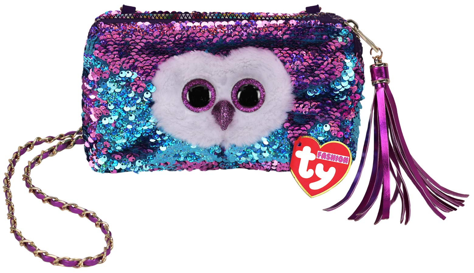 TY Fashion Handbag - Owl Moonlight, Multi, S