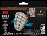 3M A2 6055 Active Filter Cartridges 2 Pieces for Reusable Masks view 2