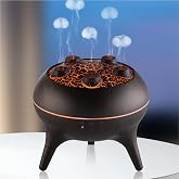 BLOIMP Essential Oil Diffuser 250ML,Jellyfish Diffuser Air Humidifiers Sound Pickup Ultrasonic Aromatherapy Diffuser Remote Control 7 Color Lights for Home Bedroom Office Hotel (Brown Color)