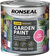Ronseal Garden Paint Pink Jasmine 250ml GPPJ250 view 4