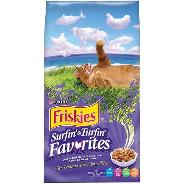 FRISKIES FELINE FAVORITES DRY CAT FOOD, 3.15 LBS