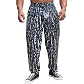 Crazee Wear Loose Fit Baggy Workout Gym Sweat Pants with Two Front Pockets