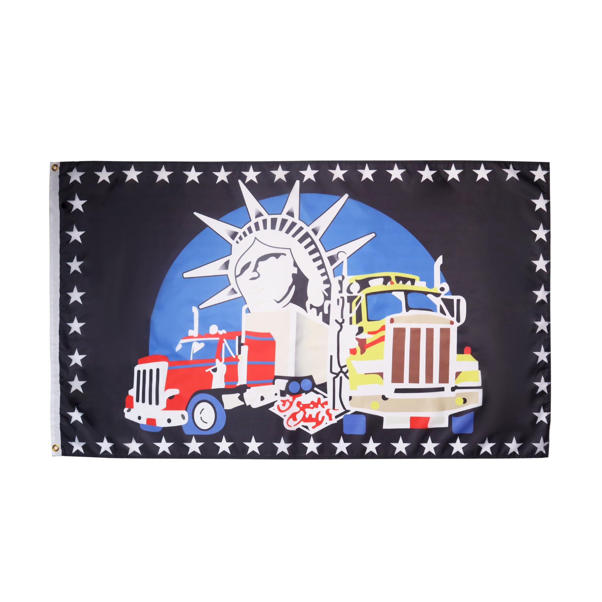 AZ FLAG - Truckers Only Flag - 3x5 Ft - 100D Polyester For Truck Banner with Two Metal Grommets - Fade Resistant - Vivid Colors - 3' x 5' Feet - 150x90 Cm