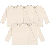 Gerber Unisex-Baby Toddler 5-Pack Solid Long Sleeve T-Shirts Jersey 160 GSM