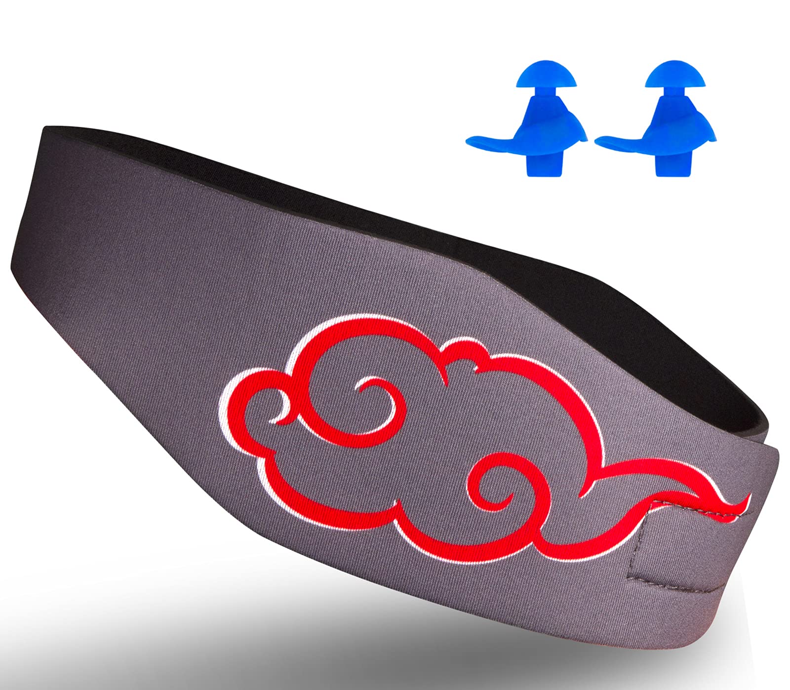 Swimming Headband for Babies, Toddlers, Kids, Adults - Designed to Help Prevent swimmer's Ears - Elastic Swim Hair Guard & Ear Guard - Keep Water Out, Hold Earplugs In Waterproof Band for Kids Adult