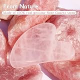 Flagest Rose Quartz Facial Massage Tool Heart Shape view 4