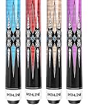 Pathline Set of 4 Pool Cue Stick - Large Pattern