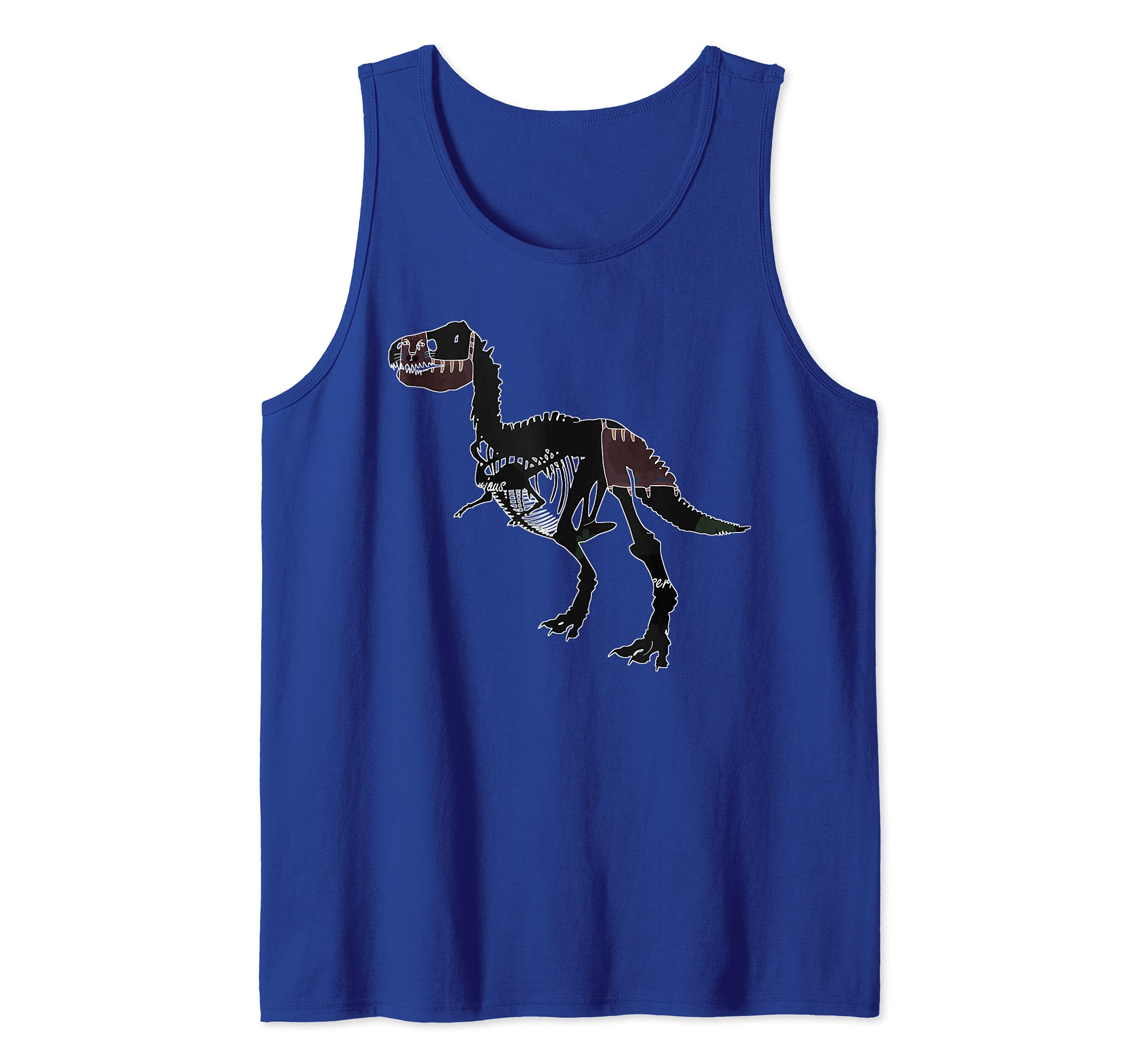 Tyrannosaurus Rex Animal T-Rex Creepy Dinosaur Tank Top