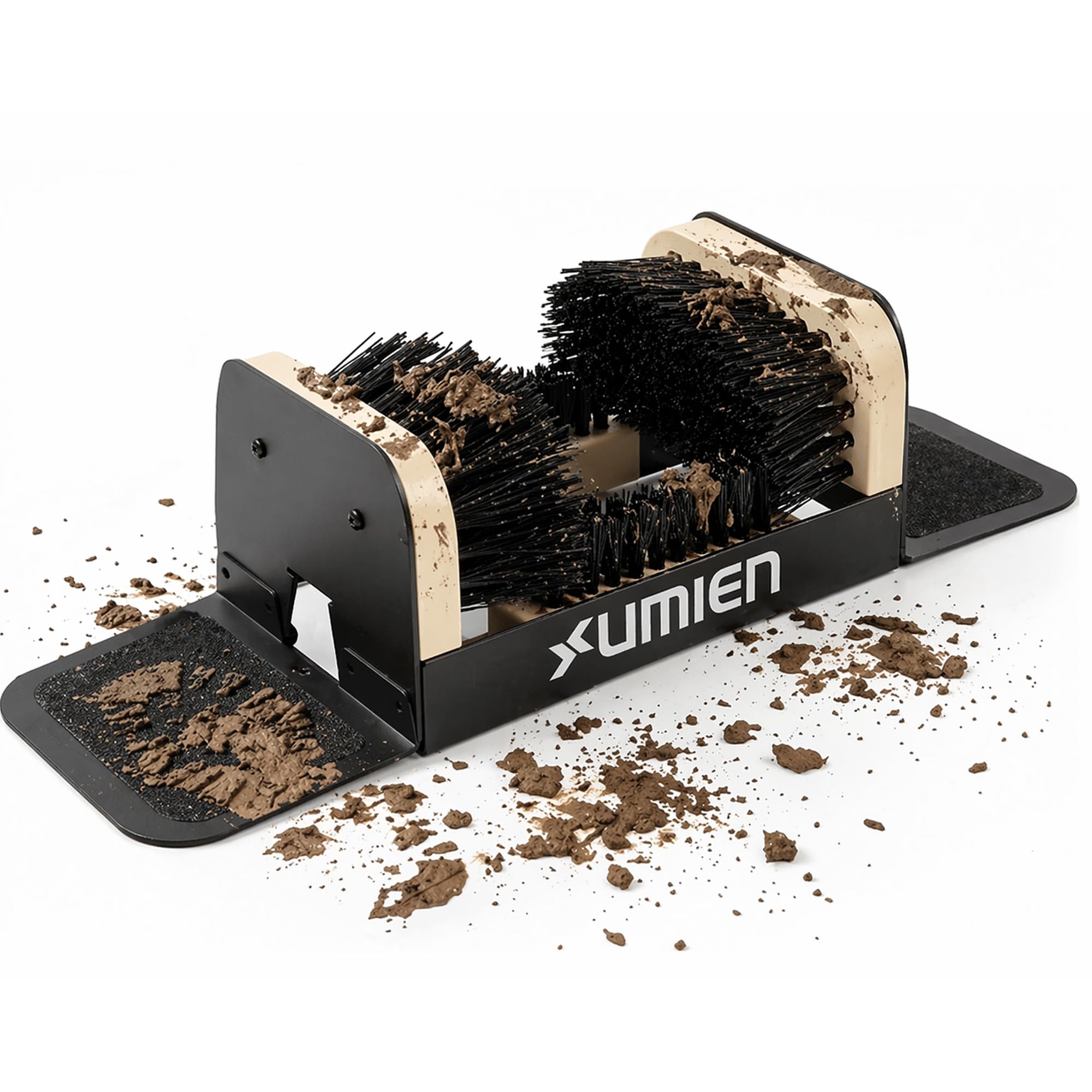 Umien™ Rascador de botas para exteriores con solapas - Limpiador de zapatos de alta resistencia y fregador de botas para barro, suciedad y nieve - Herramienta de limpieza de zapatos para exteriores duradera y resistente a la intemperie