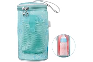 ONEVER Portable Bottle Warmer for Travel Bottle Warmer Baby Bottle Warmer Bag Milk Warmer for breastmilk Heater Insulated Storage Bag Thermostat Bag for Feed Newborn USB Charging