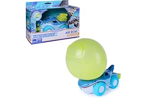 SwimWays Monster Jam Air Boat, Megolodon Shark Monster Truck, Swimming Pool Accessories & Kids Pool Toys, Pool Party Supplies