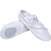 Danzcue Adult Canvas/Leather Ballet Shoes