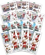 Katy Sue Santa Selection Die-Cut Decoupage Sheets - 12 A4 Christmas Designs view 2