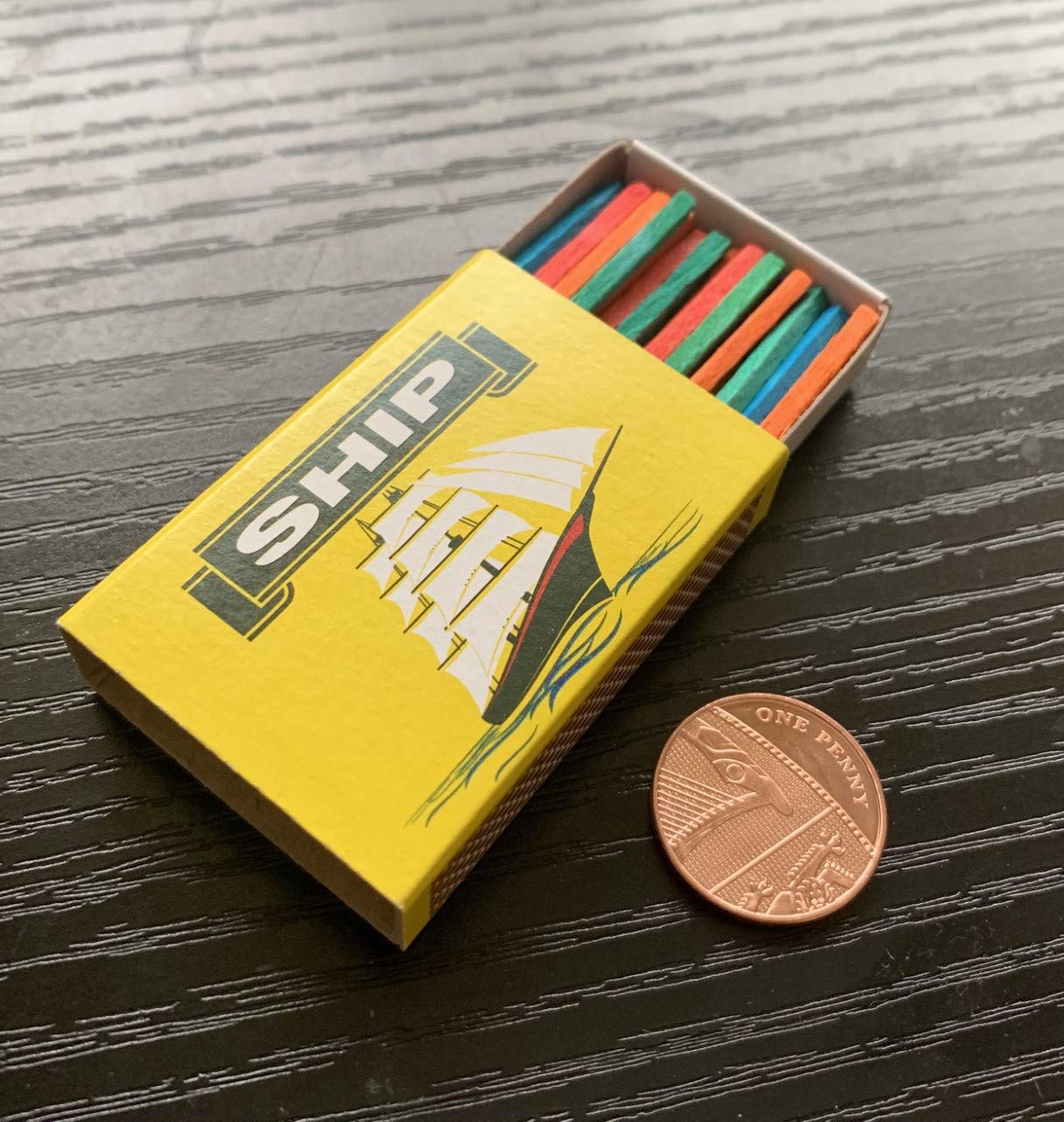 Pentro Penny Magic Trick/Penny Vanishes from Hand And Appears Inside The Matchbox/Great Close up Magic Gift