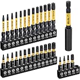 TGFTGF Impact Torx Bit Set 31PCS (T5 T6, TT7-TT40), 1&rdquo; 2&rdquo; S2 Steel Security Torx, Tamper Proof Star Bit Set with Magnetic CNC Machined Tips, Impact Screwdriver Bits with Bit Holder Storage Case