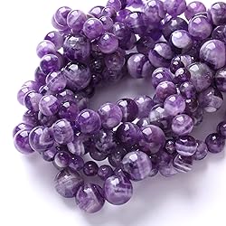 Natural Purple Dream Lace Amethysts Beads Crystal