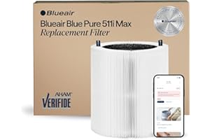 Blueair Blue Pure 511i Max Genuine Replacement Filter, Fits Blue Pure 511i Max Air Purifier