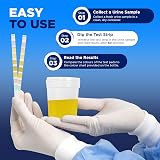 One Step 100 Urine Test Strips for UTI, 8 Parameter Dipsticks view 7