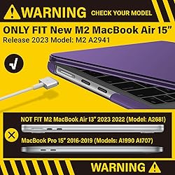 IBENZER Compatible with 2024 2023 MacBook Air 15