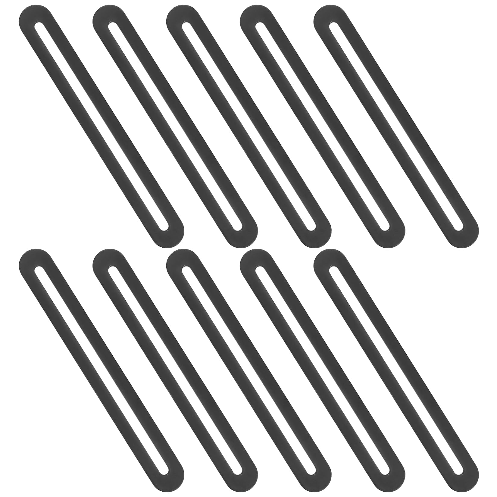 Adjustable Flat Connectors, 10 Pcs Metal Plates, Wood Connectors with Slot Hole, Flat Angle Connection Plates for Furniture Repair & DIY Projects – 110x19mm