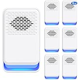 2026 Upgraded Mouse Repellent Ultrasonic Plug-in, Pest Repeller Indoor Control for Rodent, Mouse, Mice, Bat, Roach, Spider, 3-in-1 Electronic Repellent Devices for House, Kitchen, Garage, Attic, 6Pack