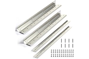 MEISHUNDA Strip Curtain Hardware 304 Stainless Strip Curtain Door Hardware pvc Strip Curtain Hardware Strivide Strip Door Curtain Kit 4FT