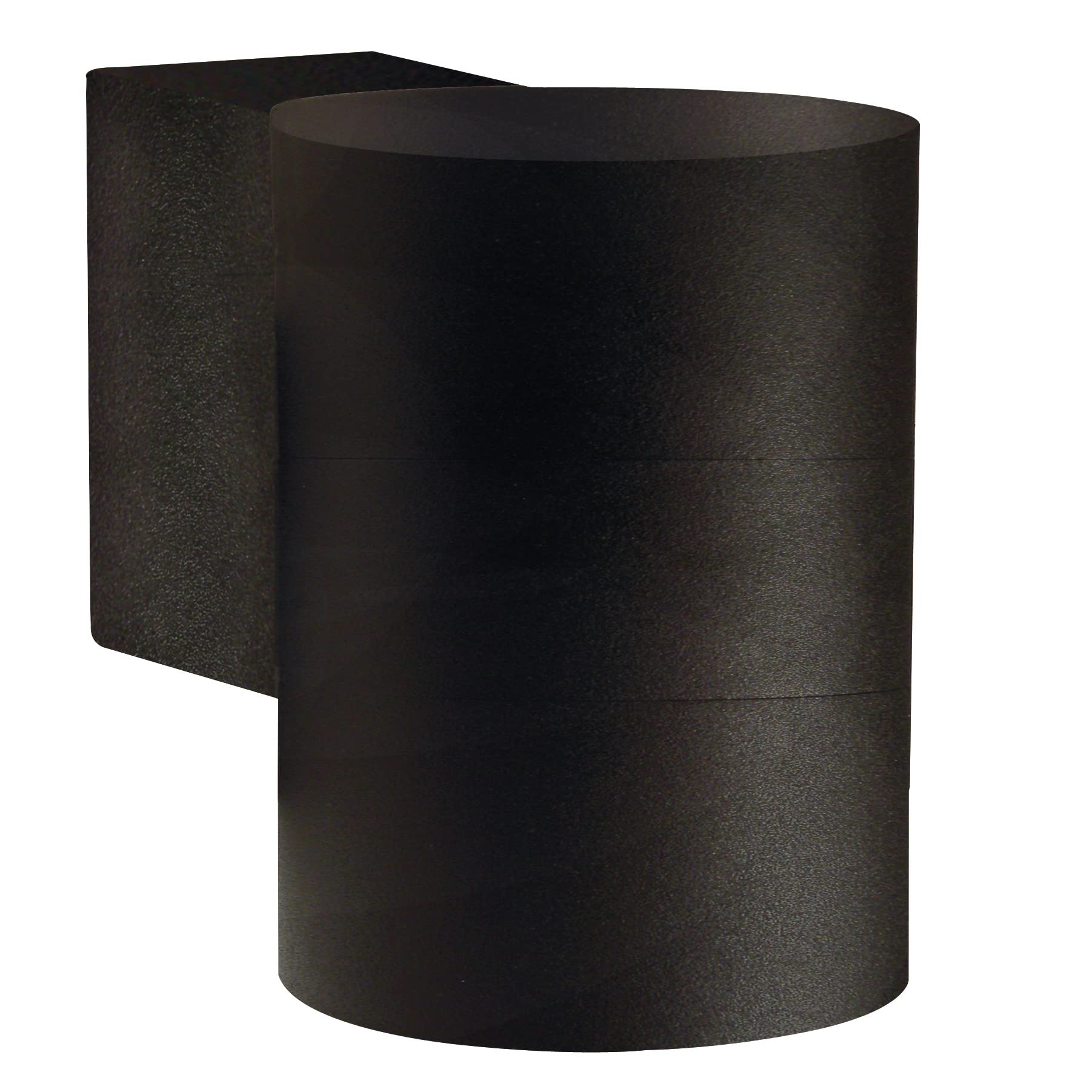 Nordlux Tin Outdoor Wall Light Black Metal GU10 Weatherproof - Garden, Patio, Entrance Mains Powered, IP54