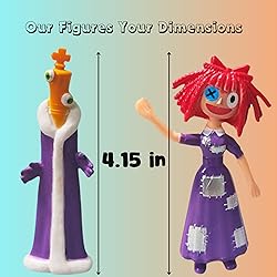NosActGia Digital Circus Action Figures – 6 pcs