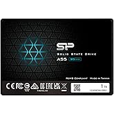 Silicon Power 1TB SSD 3D NAND A55 SLC Cache Performance Boost SATA III 2.5" 7mm (0.28") SSD Internal Solid State Drive (SU001TBSS3A55S25EC)