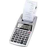 Canon P1-DHV-3 Printing Desktop Calculator, Sliver