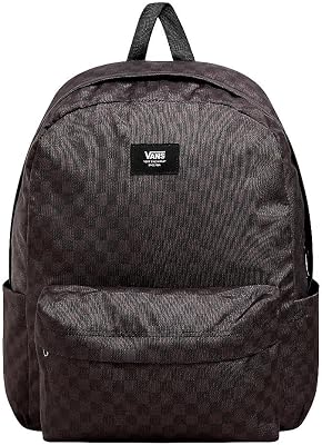 Old Skool Check Backpack VN000H4XBA51, Unisex backpacks, Black, One size EU