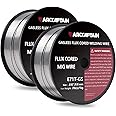 ARCCAPTAIN Flux Core Welding Wire .030", E71T-GS Mig Welding Wir 2-Pound X 2 Spool Gasless Mild Carbon Steel Compatible With Lincoln Miller Forney Harbor Welder, Pack of 2
