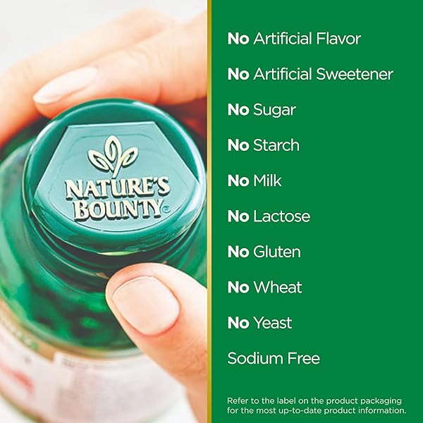 NATURE’S BOUNTY CALCIUM 1200 MG WITH VITAMIN D3 – BONE HEALTH SOFTGELS, CALCIUM AND VITAMIN D SUPPLEMENT, 120 CT (2-PACK)