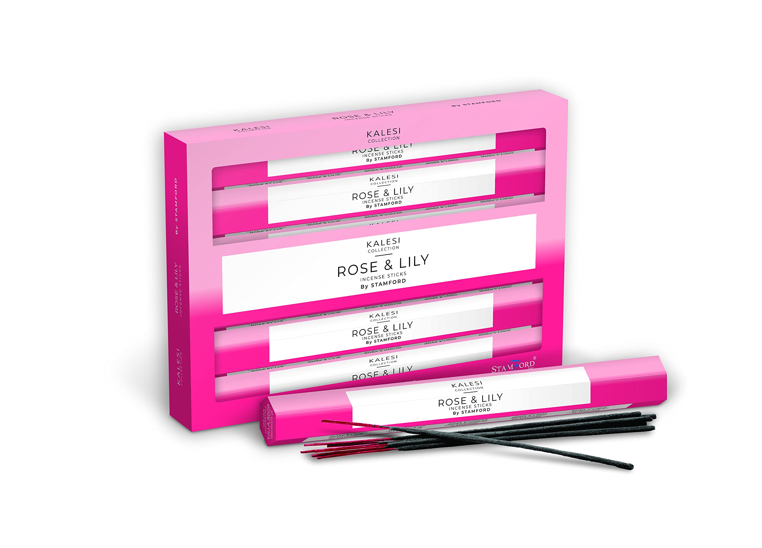 The Kalesi Collection by Stamford Rose & Lilly Hex Incense Sticks - Pack of 6
