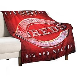 LJHFDM Cincinnati City Baseball Throw Blanket